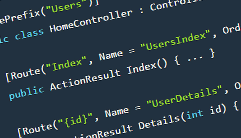 Atribuição de rotas com hífen (Attribute Routing) em ASP.NET MVC 5 ou superior